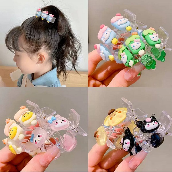 گیره گوجه ای آبشاری فانتزی دخترانه P994 فروشگاه برایاشاپ
