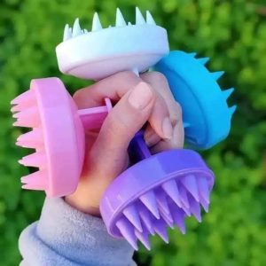 برس سرشور و ماساژور سیلیکونی سرBM590 فروشگاه برایاشاپ