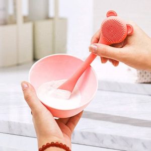 فیس براش و براش ماسک سیلیکونی دو طرفهBrs672 فروشگاه برایاشاپ