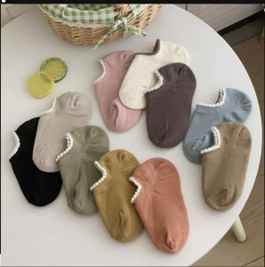 جوراب قوزکی زنانه لب کنگرهSoc1111 فروشگاه برایاشاپ