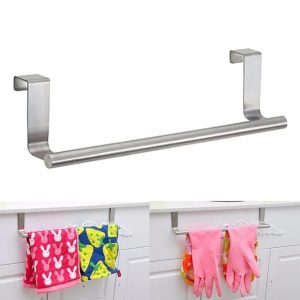 آویز دستمال و حوله کابینتی استیلRp43 فروشگاه برایاشاپ