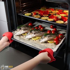 دستگیره نسوز سیلیکونی آشپزخانهKit010 رنگ قرمز