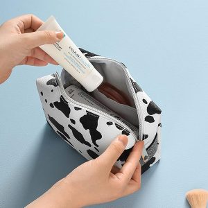 کیف آرایشی چرمی خالخالی اورجینال Co200 داخل کیف