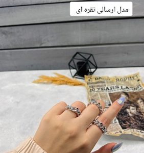 انگشتر کارتیر زنانه مدل Chain Glam21‏ فروشگاه برایاشاپ