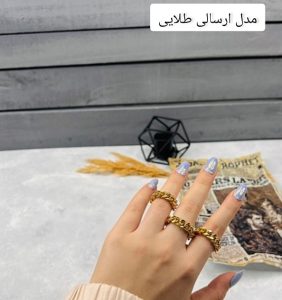 انگشتر کارتیر زنانه مدل Chain Glam21‏ فروشگاه برایاشاپ