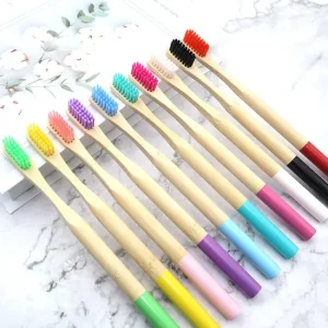 مسواک بامبو رنگی Br100 فروشگاه برایاشاپ