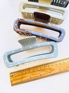 کلیپس مو خال خالی مستطیل ۱۲سانتی Om77 فروشگاه برایاشاپ