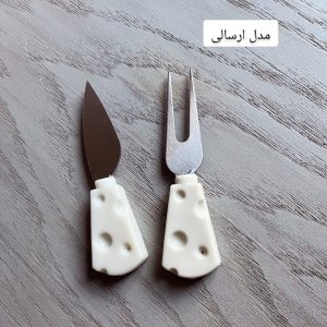 ست کارد و چنگال صبحانه خوری دسته پنیری Chz22 رنگش