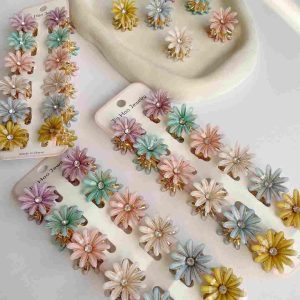 کلیپس فلزی بابونه رنگی Brb44 فروشگاه برایاشاپ