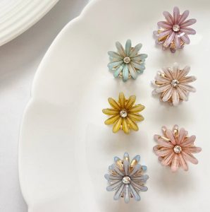 کلیپس فلزی بابونه رنگی Brb44 فروشگاه برایاشاپ