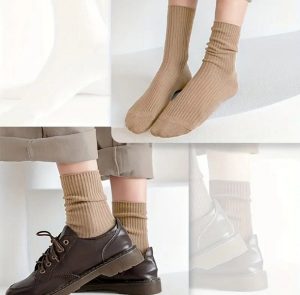 جوراب ساقدار کبریتی رنگی Soc22 فروشگاه برایاشاپ