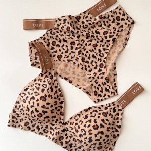 ست شورت و سوتین پلنگی لیزری اروپایی Stp20 فروشگاه برایاشاپ