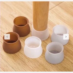 صداگیر و محافظ پایه مبل سیلیکونی نمد دار 2 عددی Si77 فروشگاه برایاشاپ