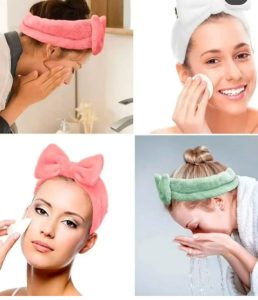 هدبند حوله ای میکاپ و فیشیال و پاکسازی Fhh30 فروشگاه برایاشاپ