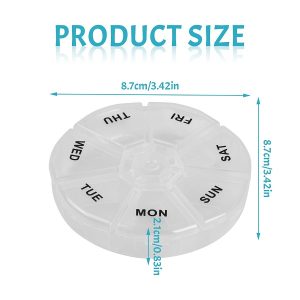 جعبه قرص هفتگی یاداور دارو Dov560 فروشگاه برایاشاپ