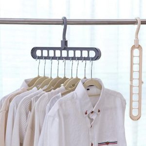 آویز جادویی لباس 9 خانه واندرهنگر مقاوم و باکیفیت Nvh661 فروشگاه برایاشاپ