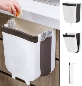سطل زباله تاشو سیلیکونی کابینتی نظمدهنده کاربردی آشپزخانه و خودرو Scn33 فروشگاه برایاشاپ