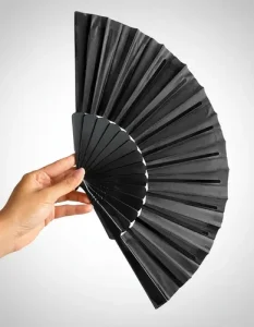 بادبزن کلاسیک مشکی وارداتی Fa011 فروشگاه برایاشاپ
