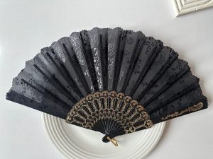 بادبزن پارچه ای طرح دار وارداتی Fa09 فروشگاه برایاشاپ