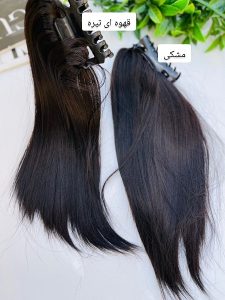 اکستنشن مو دم اسبی کلیپسی ابریشمی طبیعی Mho409 فروشگاه برایاشاپ
