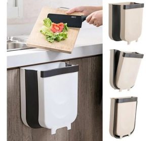 سطل زباله تاشو سیلیکونی کابینتی نظمدهنده کاربردی آشپزخانه و خودرو Scn33 فروشگاه برایاشاپ